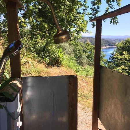Star Gazing Luxury Yurt With River Views, Off Grid Eco Living Vale do Barco Exteriör bild